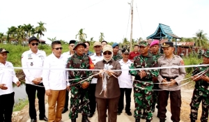 Bupati Erlina Apresiasi TMMD ke-124: Jalan, Sumur, dan Rumah Layak Huni Terbangun