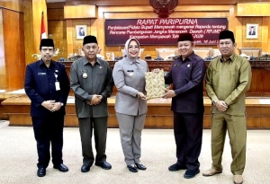 Bupati Erlina Sampaikan RPJMD 2025–2029
