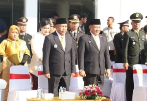 Wabup Juli Hadiri Upacara Hari Bhayangkara ke-79
