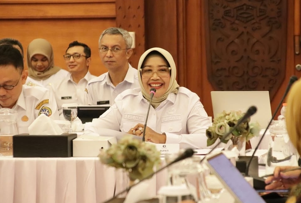 Bupati Erlina Tegaskan Komitmen Digitalisasi Keuangan Daerah dalam HLM ETPD 2025