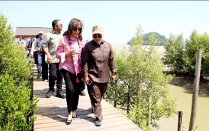 Dirjen ATR/BPN Tinjau Tanah Timbul di Mempawah, Bupati Erlina Dorong Kepastian Hukum dan Perlindungan Warga