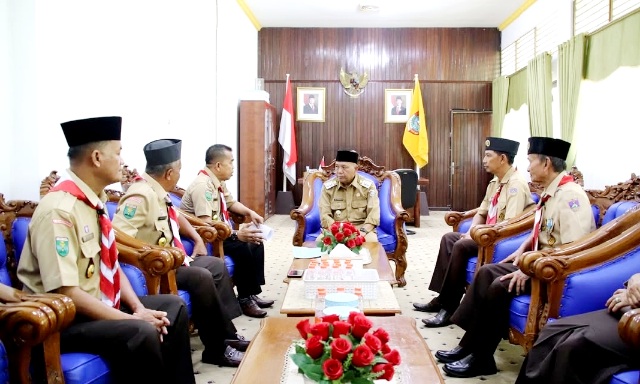 Wabup Juli Terima Audiensi Kwarcab Pramuka, Bahas Pelantikan Ka.Mabicab dan Hari Pramuka ke-64
