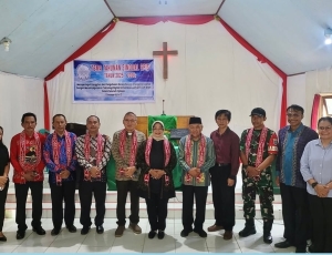 Bupati Erlina Resmikan Dua Gedung Gereja GPIB di Kecamatan Toho