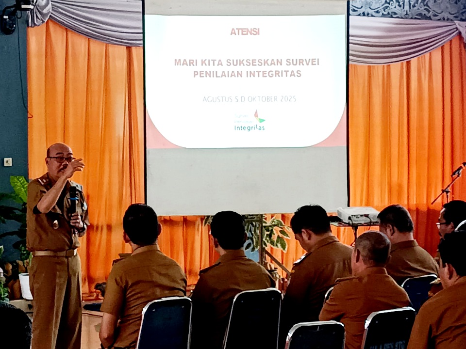 Sekda Kartiyus “Wajibkan” ASN Isi Survei KPK