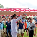 Bupati Bala Swafoto Bersama Warga Binaan Lapas Sintang