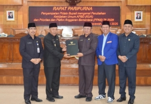 Wabup Mempawah Sampaikan Perubahan KUA-PPAS 2025 dalam Rapat Paripurna DPRD