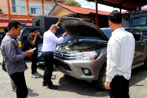 Polres Sintang Ungkap Penggelapan Mobil Warga Malaysia, Pelaku Gadaikan dengan Harga Rp15 Juta