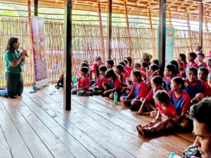 Dinas Ketahanan Pangan Sintang Gencarkan Edukasi Pola Makan B2SA di Sekolah Dasar