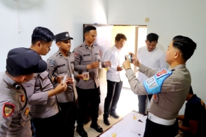 Tes Urine Mendadak di Polres Sintang, Tak Ada Anggota Terindikasi Narkoba