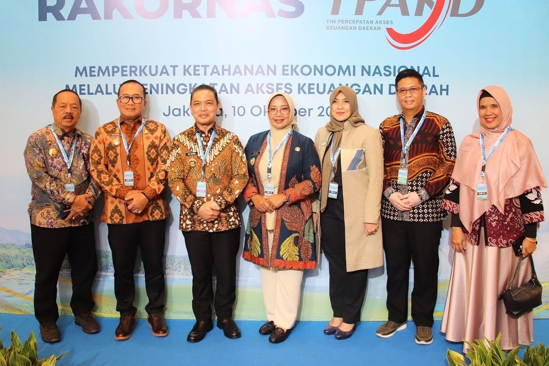 Bupati Erlina Hadiri Rakornas TPAKD 2025, Dorong Akses Keuangan Daerah