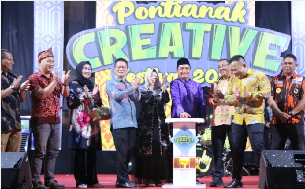 Pontianak Creative Festival 2025 Hidupkan Jalan Diponegoro, Dorong Ekonomi Lokal