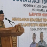 Wabup Juli Buka Sosialisasi IBCA-MMA: Dorong Pemuda Raih Prestasi Bela Diri