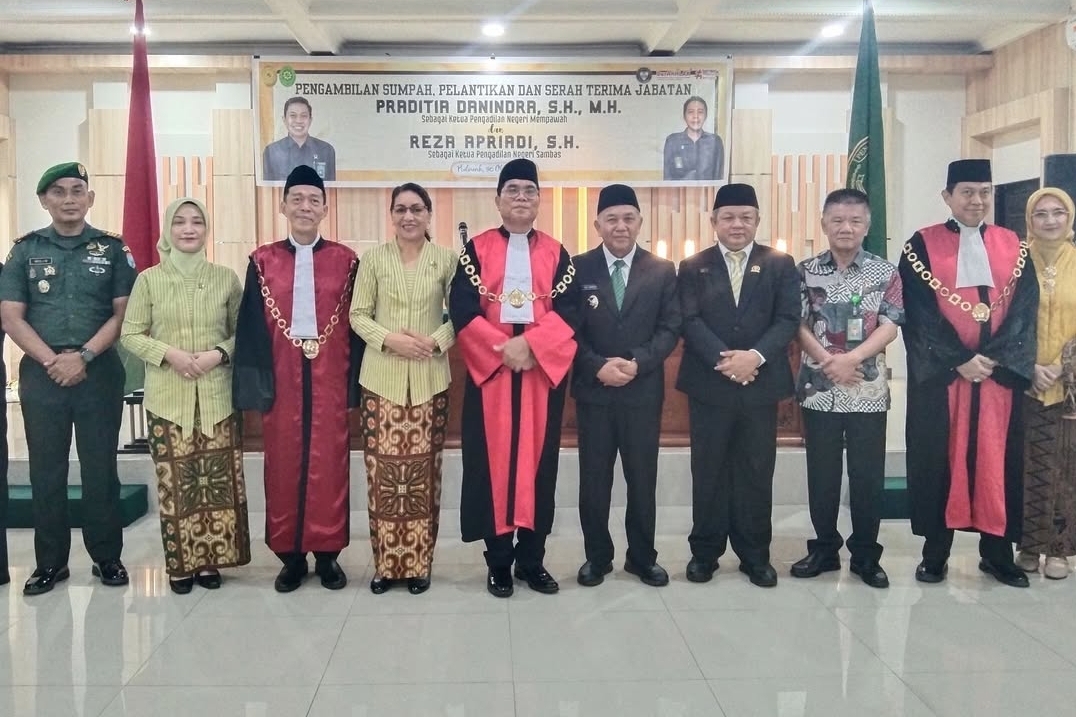 Praditia Danindra Resmi Pimpin PN Mempawah