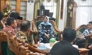 Bupati Erlina Ajak Warga Desa Bumbun Utamakan Musyawarah dalam Selesaikan Persoalan Desa
