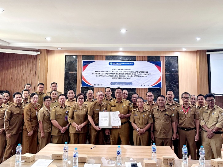 Sintang Komitmen Tingkatkan Akuntabilitas BLUD, 24 Unit Layanan Kesehatan Teken Kesepakatan