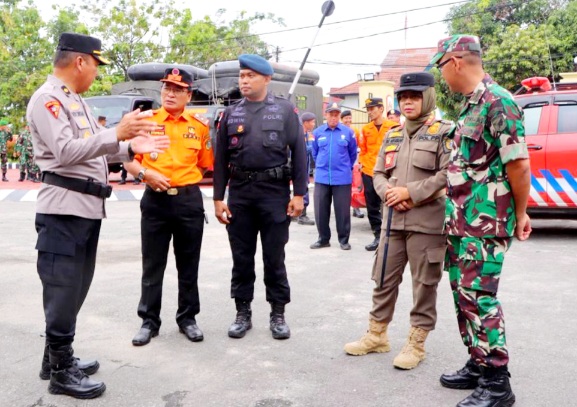 Polres Sintang Siaga! Kekuatan Lintas Instansi Dikerahkan Hadapi Ancaman Bencana Hidrometeorologi