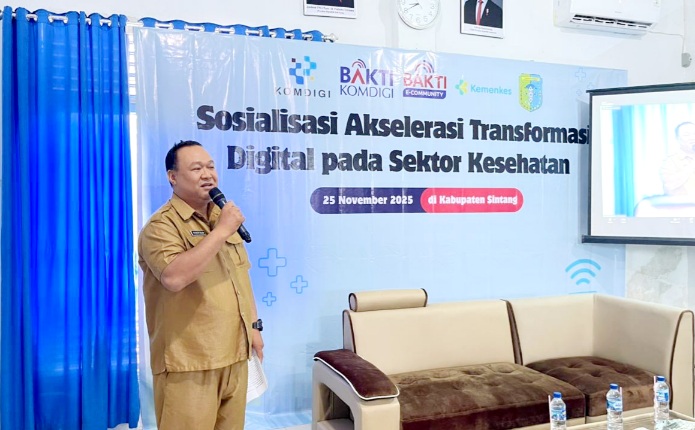 Kominfo Sintang Minta Tambah Bantuan Internet, Tower hingga Program Literasi