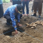 Wabup Juli Letakkan Batu Pertama Rumah Bantuan RTLH di Pak Laheng