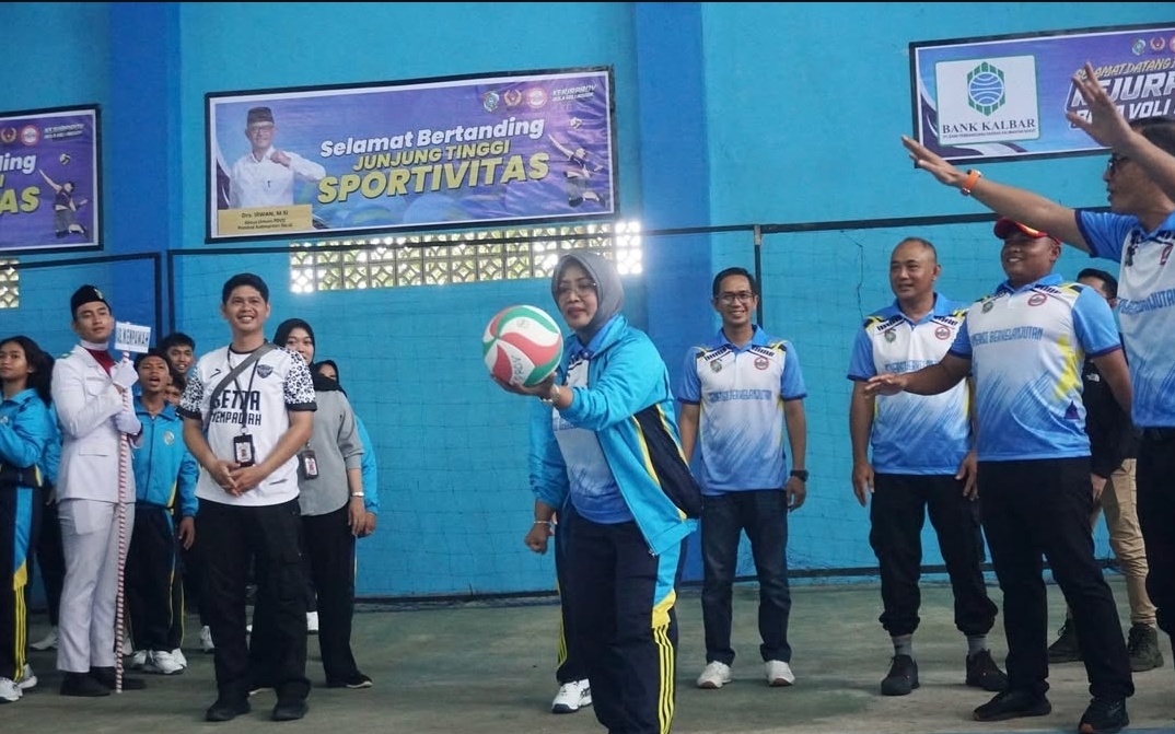 Kejurprov Voli Kalbar 2025, 10 Kabupaten/Kota Adu Kekuatan di Mempawah