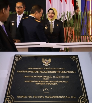 Mulai Hari Ini, Mempawah Resmi Punya Kantor Imigrasi Sendiri