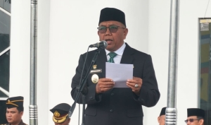 IPM Naik, Kemiskinan Turun, Wabup Mempawah Pimpin Upacara HUT ke-69 Pemprov Kalbar