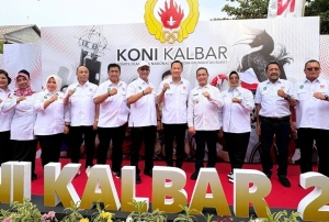 Erlina Hadiri Pelantikan KONI Kalbar, Daud Yordan Resmi Pimpin Target Prestasi Baru