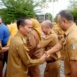 Apel Bulanan dan Halal Bihalal, Bupati Bala Minta OPD Percepat Realisasi Anggaran