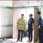 Tinjau SMA Negeri 1 Toho Pascakebakaran, Wabup Juli Minta Tenda Darurat Segera Dibangun