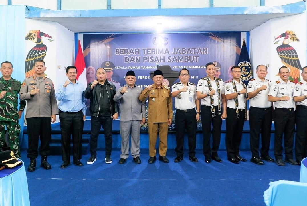 Sertijab Rutan Mempawah, Wabup Juli Tekankan Sinergi dan Profesionalisme