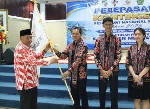 Wabup Juli Lepas Duta Mempawah ke Pesparawi Nasional