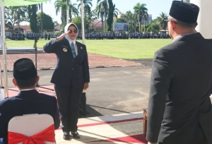 Bupati Erlina Pimpin Upacara Hari Berkabung Daerah, Kobarkan Semangat Perjuangan Peristiwa Mandor