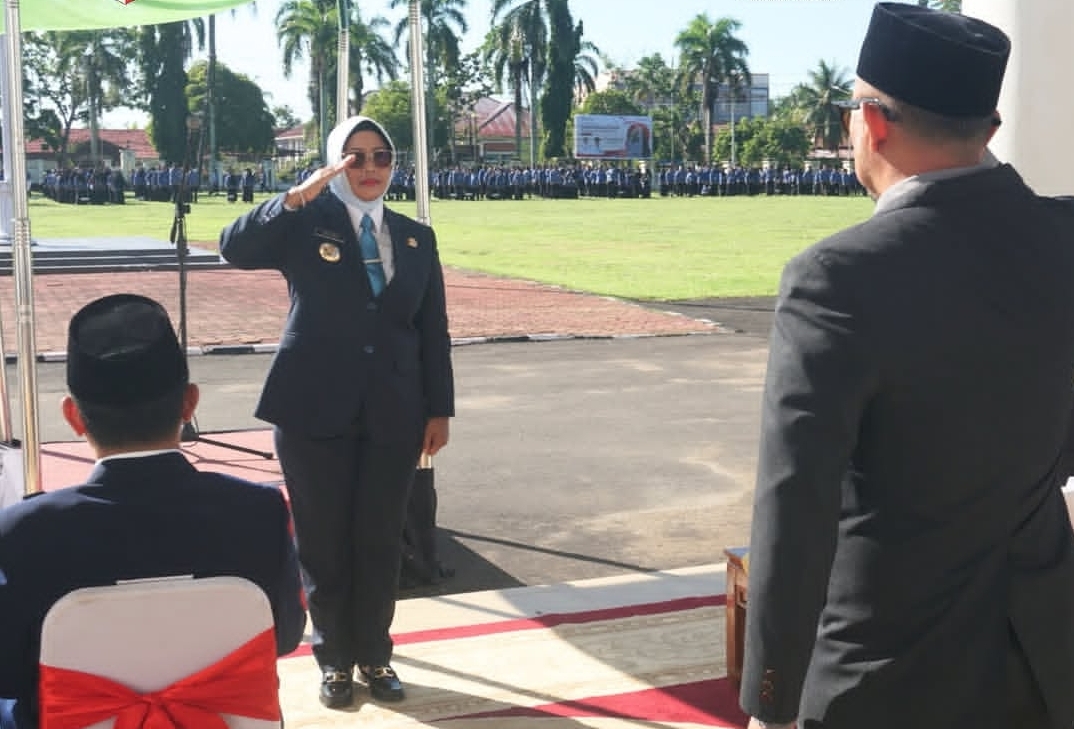 Bupati Erlina Pimpin Upacara Hari Berkabung Daerah, Kobarkan Semangat Perjuangan Peristiwa Mandor